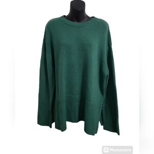 *3 for $30* Green Knit Pull-On Sweater Size XL
